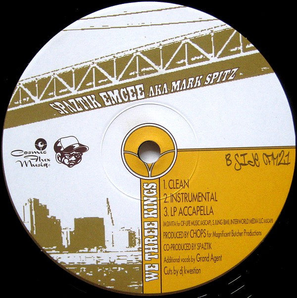 Spaztik MC AKA Mark Spitz : Run Of The Mill (Remix) / We Three Kings (12")