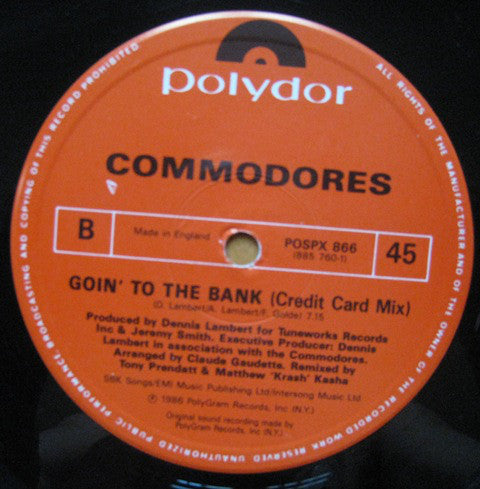 Commodores : United In Love (12")