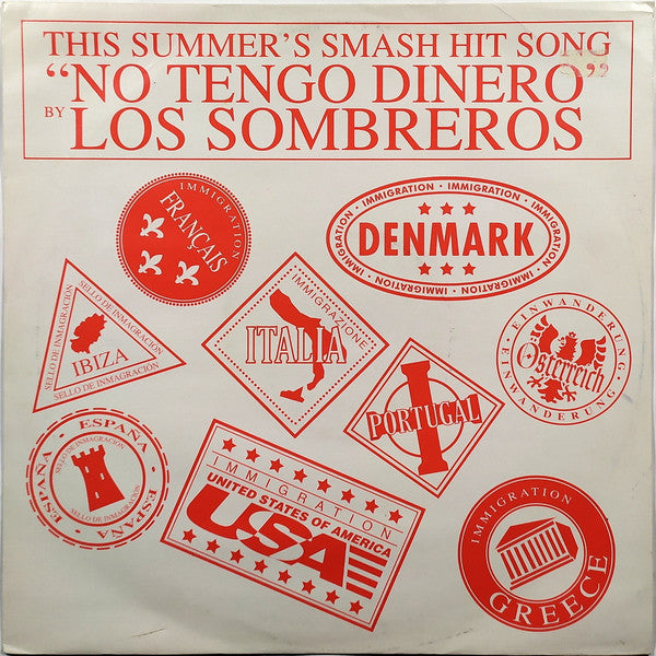 Los Sombreros : No Tengo Dinero (12", Promo)