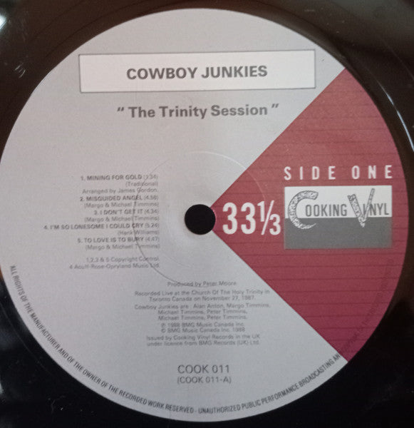 Cowboy Junkies : The Trinity Session (LP, Album)