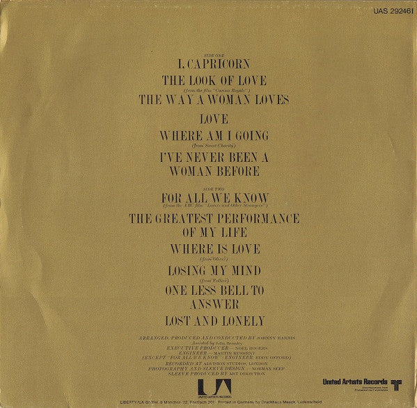 Shirley Bassey : I, Capricorn (LP, Album)