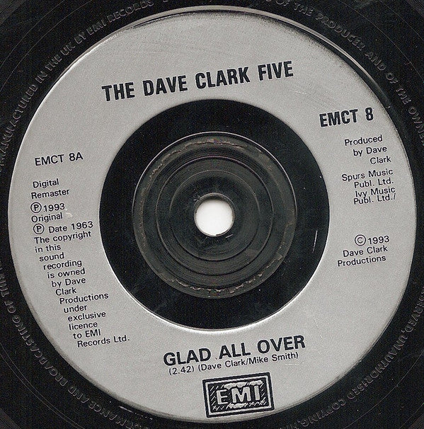 The Dave Clark Five : Glad All Over (7", Single, RM)