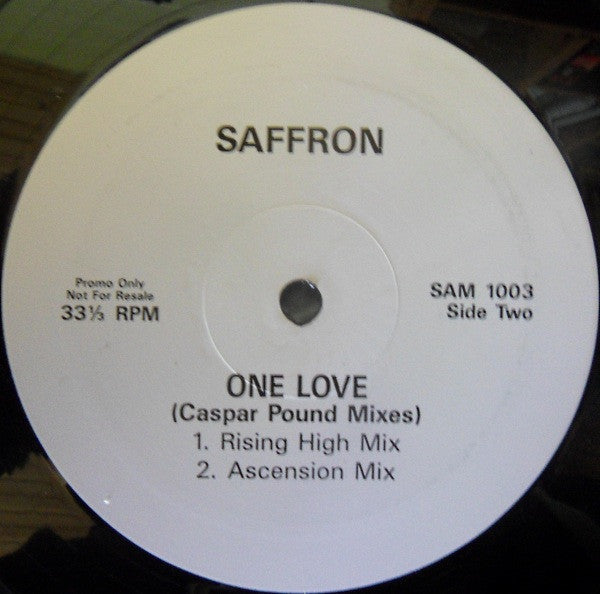 Saffron : One Love (12", Promo)