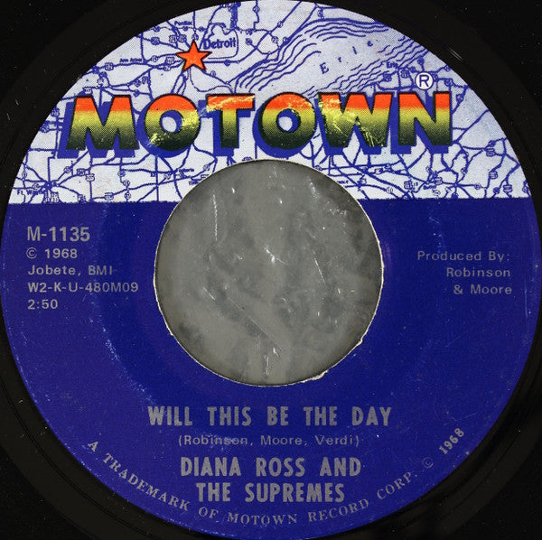 The Supremes : Love Child / Will This Be The Day (7", Single, Mono, Ame)