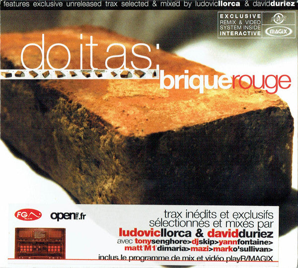 Ludovic Llorca, David Duriez : Do It As: Brique Rouge (CD, Enh, Mixed)