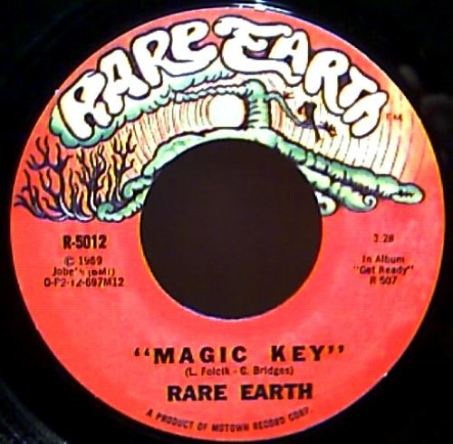 Rare Earth : Get Ready  (7", Single, Styrene, Mon)