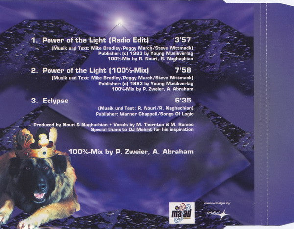 100% : Power Of The Light (CD, Maxi)