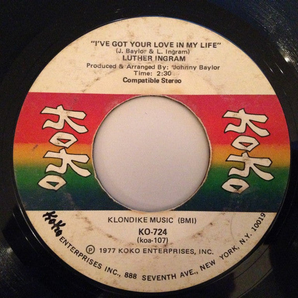 Luther Ingram : Let's Steal Away To The Hideaway (7", Single, Styrene)