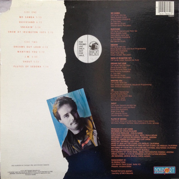 Cliff Sarde : Dreams Out Loud (LP, Album)