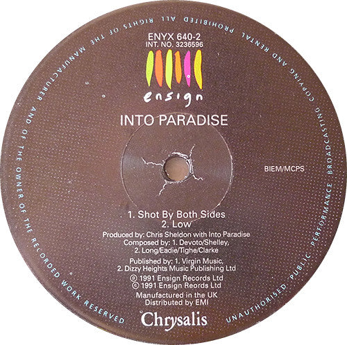 Into Paradise : Burns My Skin (12")