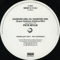 Pete Wylie : Diamond Girl Oh! Diamond Girl (12", Promo)