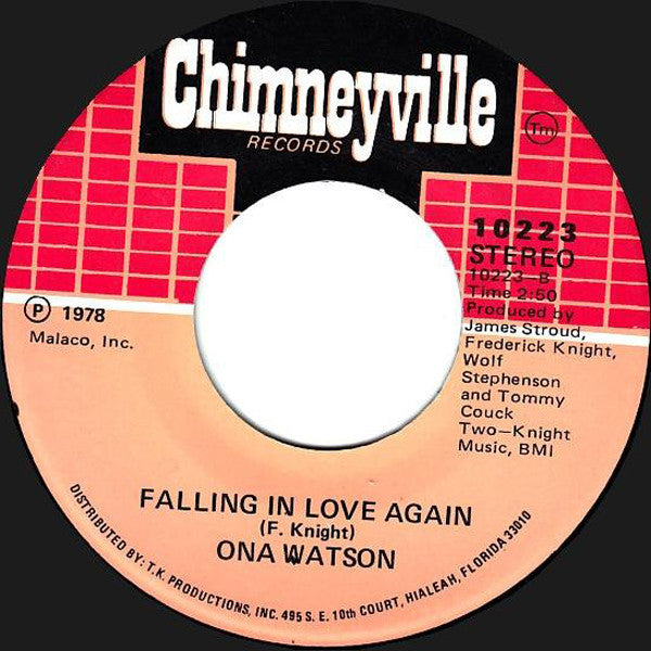 Ona Watson : Take This Job And Shove It / Falling In Love Again (7")