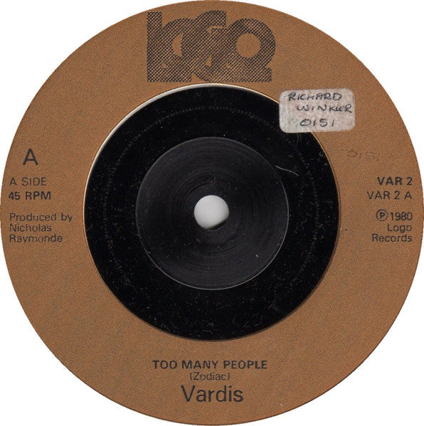 Vardis : Too Many People (2x7", Single)
