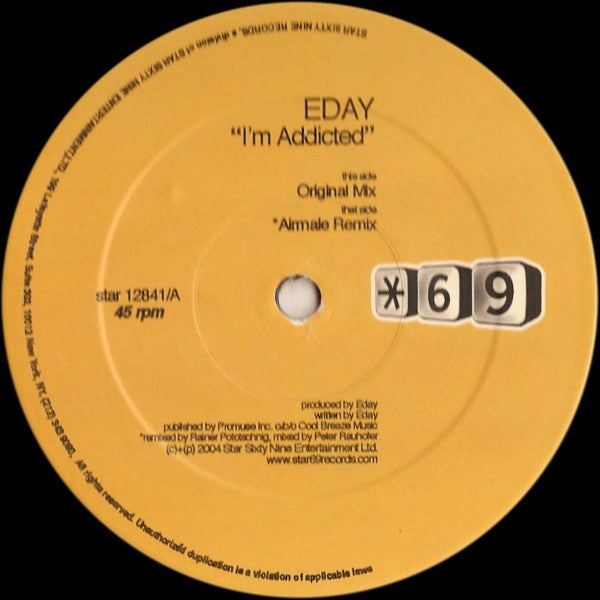 Eday : I'm Addicted (12")
