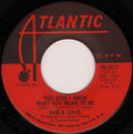 Sam & Dave : You Don't Know What You Mean To Me / This Is Your World (7", Single, PL )