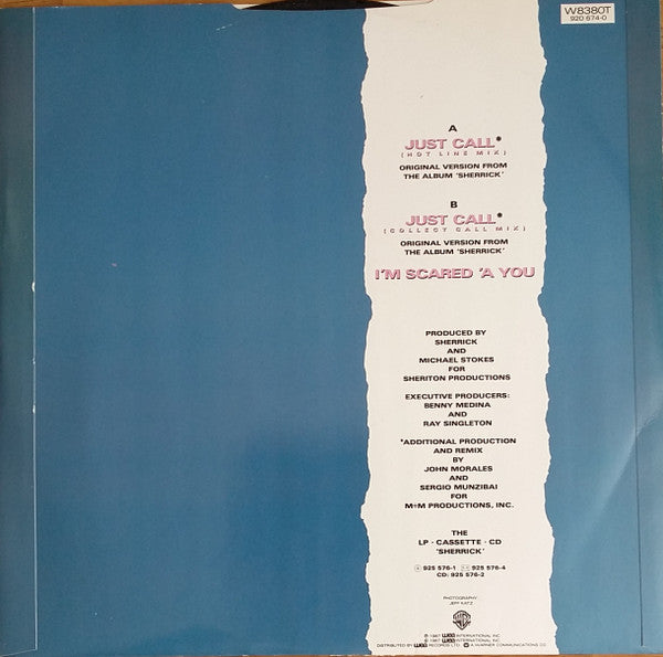 Sherrick : Just Call (12")