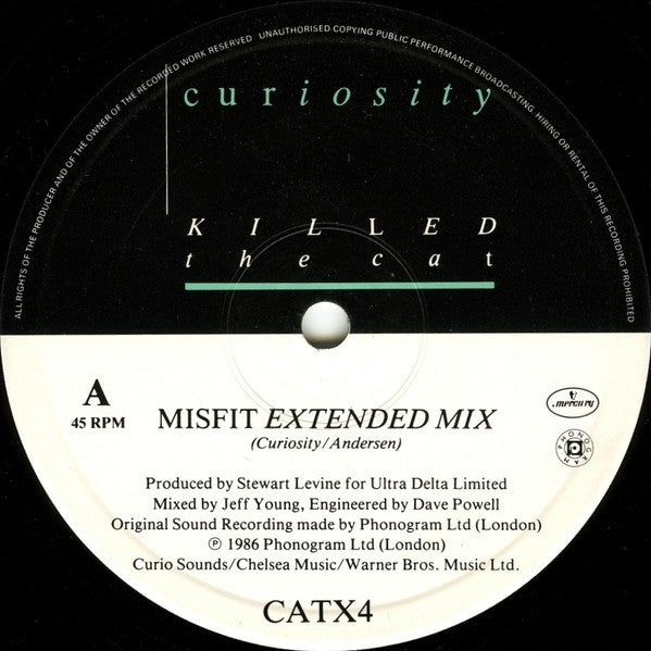 Curiosity Killed The Cat : Misfit (12", Single, RE)