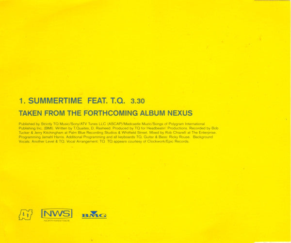 Another Level Featuring TQ : Summertime (CD, Promo)