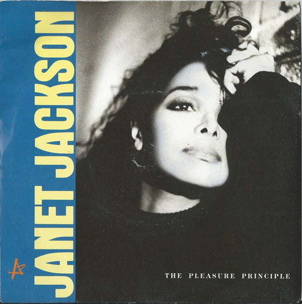 Janet Jackson : The Pleasure Principle (7", Single, Red)