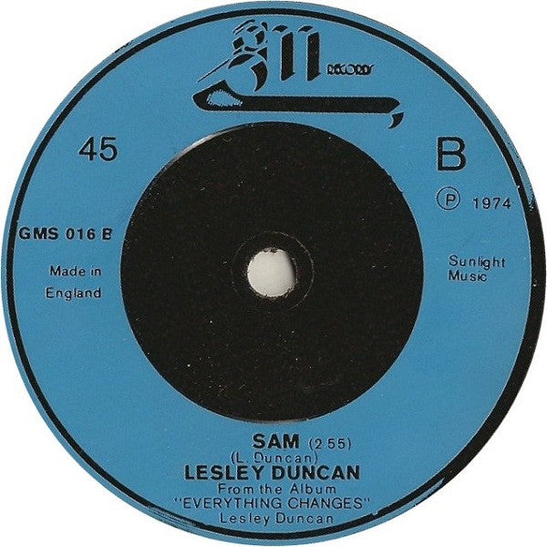 Lesley Duncan : Watch The Tears (7", Single)