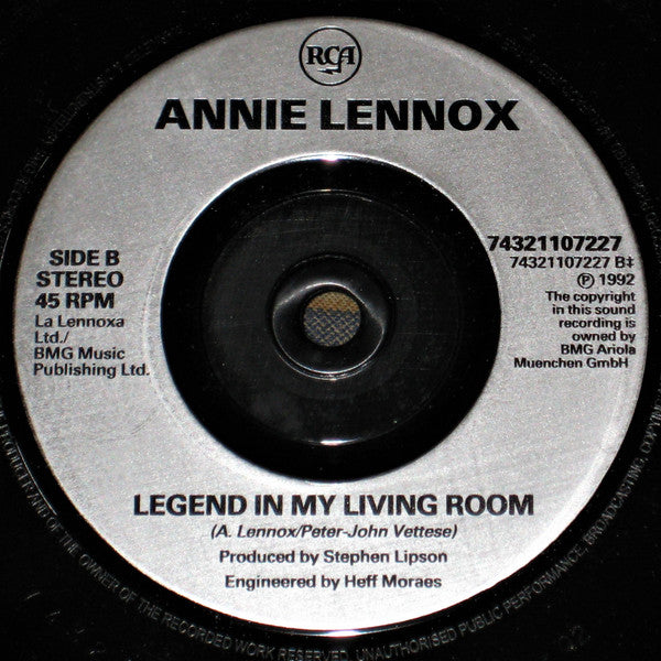 Annie Lennox : Walking On Broken Glass (7", Single)