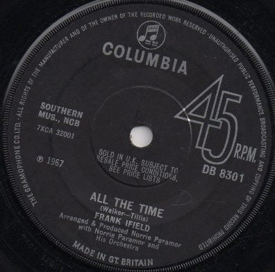 Frank Ifield : All The Time (7")