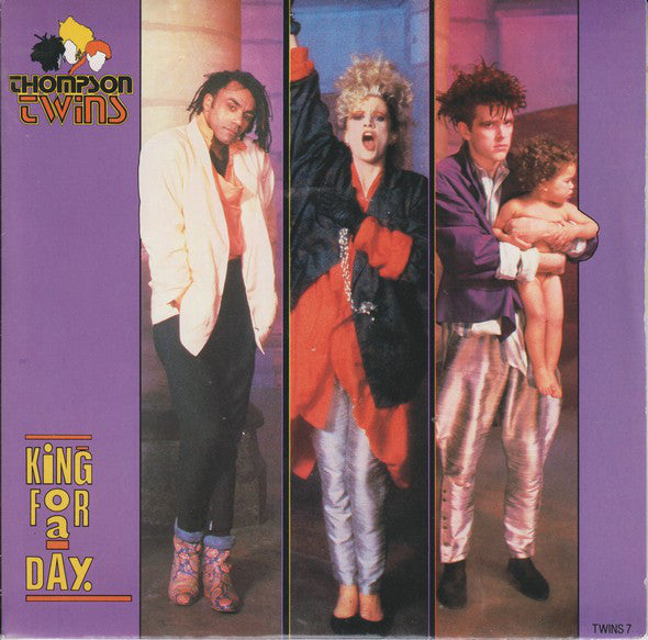 Thompson Twins : King For A Day (7", Single, Blu)