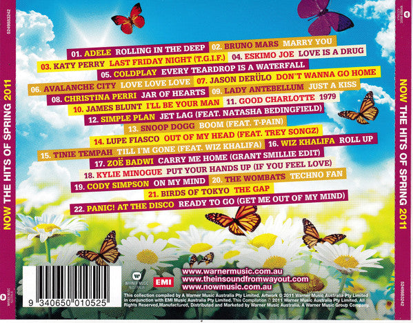 Various : Now The Hits Of Spring 2011 (CD, Comp)