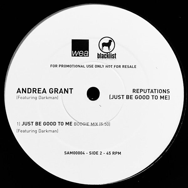 Andrea Grant : Reputations (Just Be Good To Me) (12", Promo)