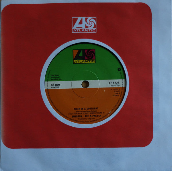 Emerson, Lake & Palmer : All I Want Is You (7", Single, Lar)