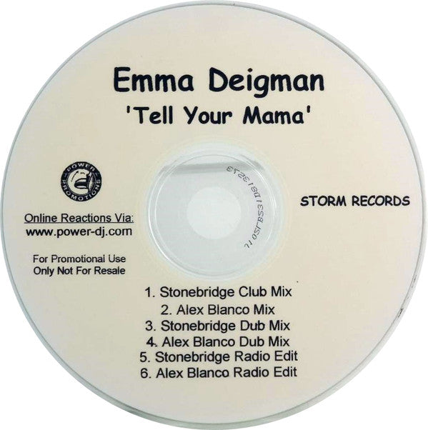 Emma Deigman : Tell Your Mama! (CDr, Single, Promo)