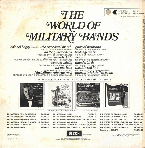 Various : The World Of Military Bands (LP, Comp)