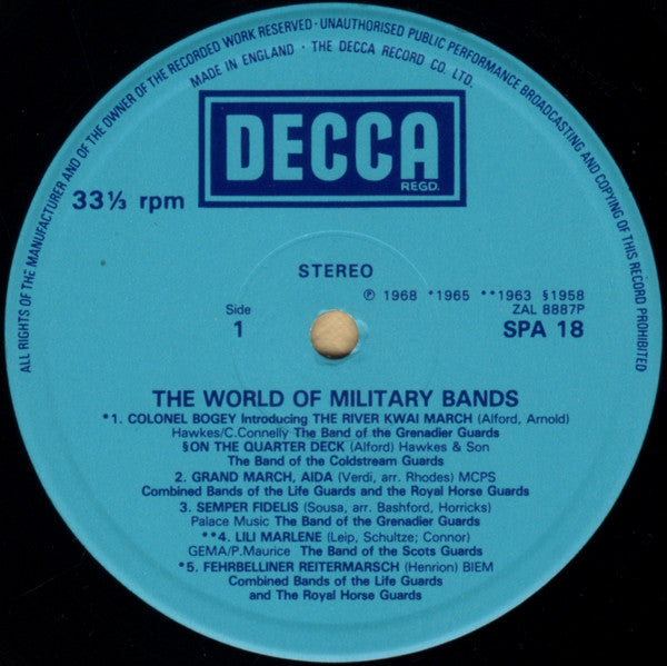 Various : The World Of Military Bands (LP, Comp)