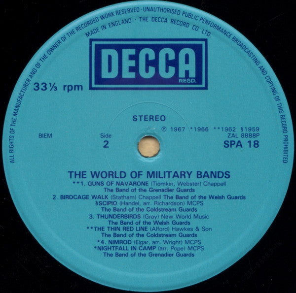 Various : The World Of Military Bands (LP, Comp)