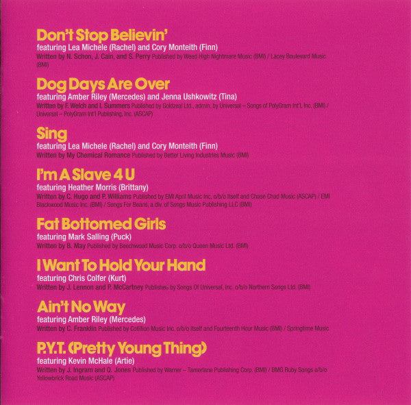 Glee Cast : Glee The 3D Concert Movie (Motion Picture Soundtrack) (CD)