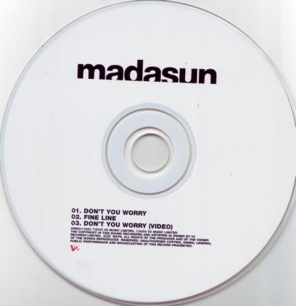 Madasun : Don't You Worry (CD, Single, Enh)