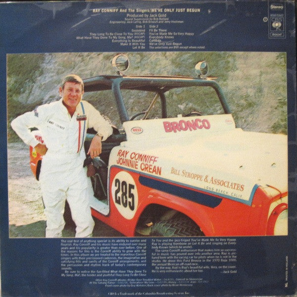 Ray Conniff And The Singers : We've Only Just Begun (LP, Album)