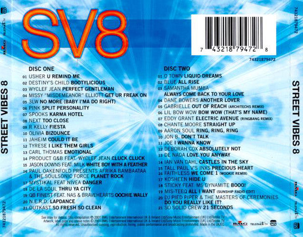 Various : Street Vibes 8 (2xCD, Comp)