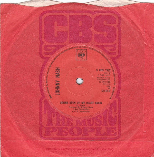 Johnny Nash : Loving You (7")