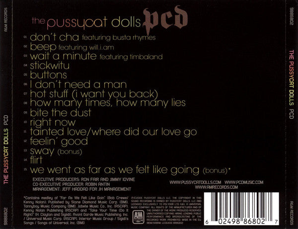 The Pussycat Dolls : PCD (CD, Album, S/Edition, UK )