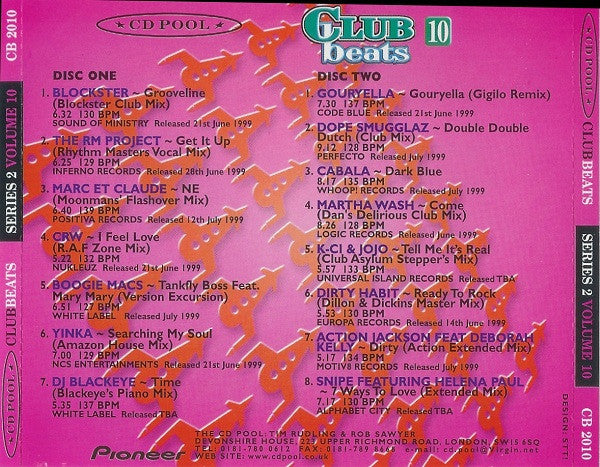 Various : Club Beats (Series 2 Volume 10) (2xCD, Comp, Promo)
