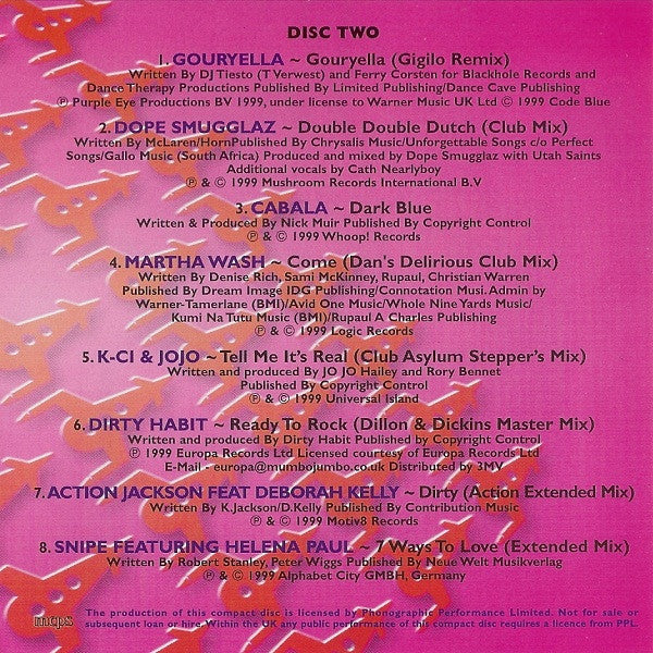 Various : Club Beats (Series 2 Volume 10) (2xCD, Comp, Promo)