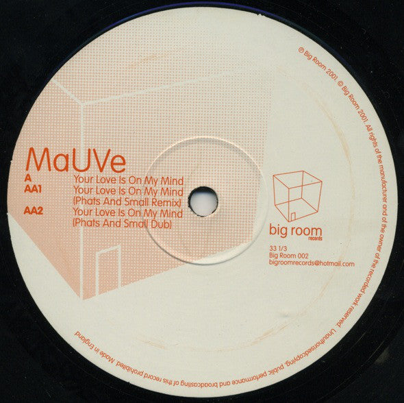 MaUVe : Your Love Is On My Mind (12")