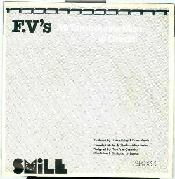 F.V.'s : Mr. Tambourine Man (7", Single)