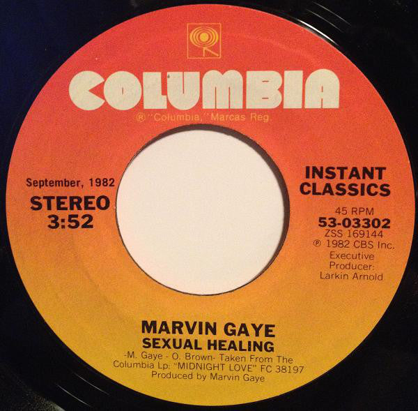 Marvin Gaye : Sexual Healing (7", Single, RE)