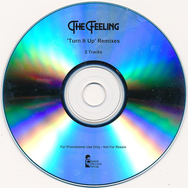 The Feeling : Turn It Up Remixes (CDr, Single, Promo)