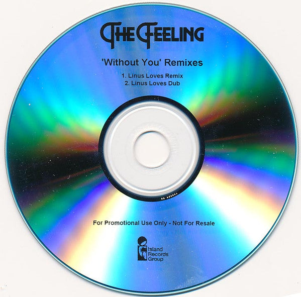 The Feeling : Without You (CDr, Single, Promo)
