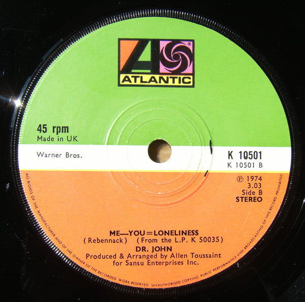 Dr. John : Let's Make A Better World (7", Single)