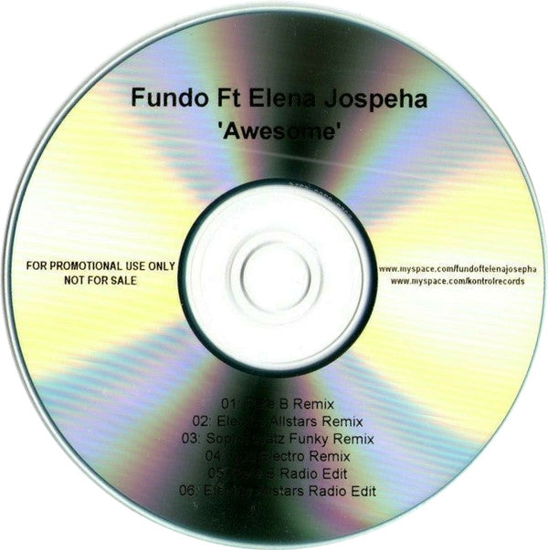 Fundo : Awesome (CDr, Single, Promo)