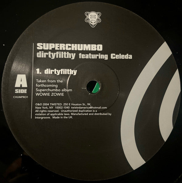 Superchumbo Featuring Celeda : Dirtyfilthy (12", Promo)